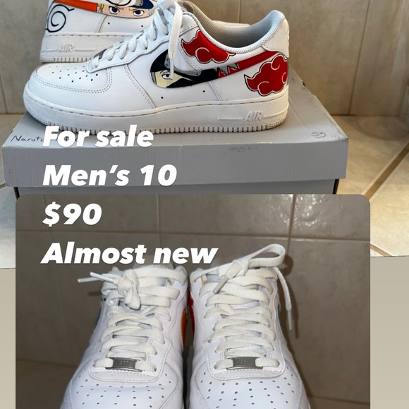 Customize Naruto Air Force 1 size 10 in men’s - Picture 5 of 5